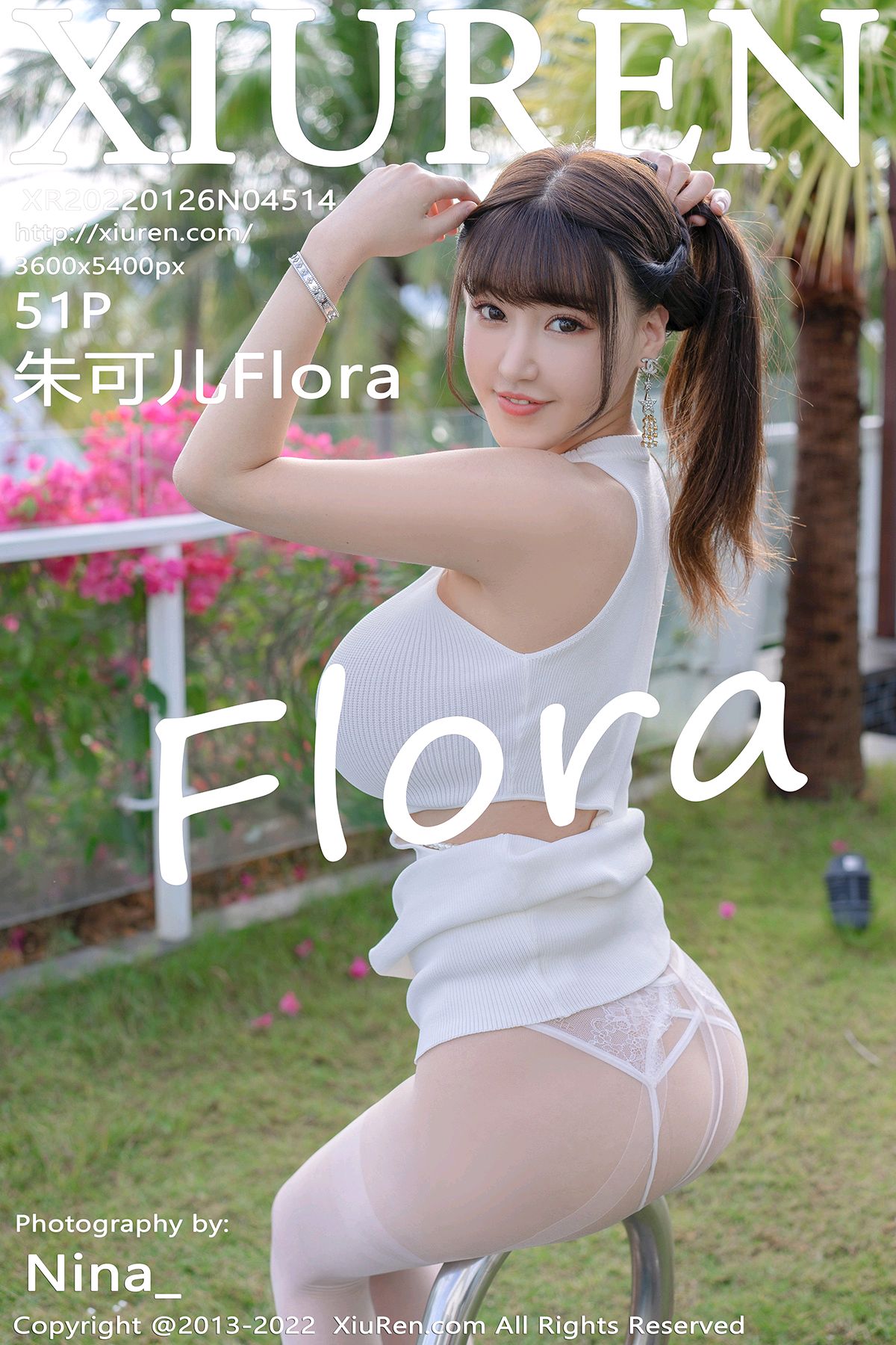 1No.4514 朱可儿Flora A站美图 1